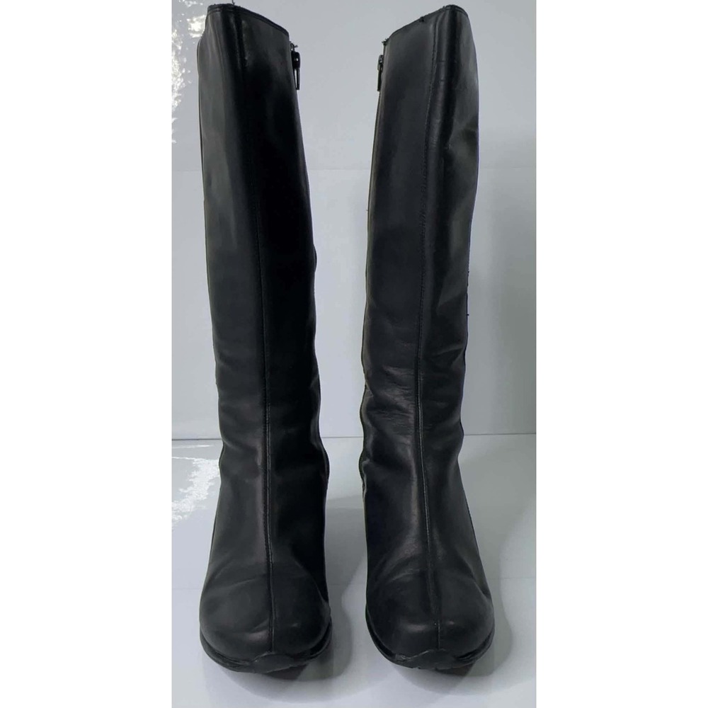 Merrell Spire Peak J43402 Womens 8.5 Waterproof Leather Tall Boots Y2K Black - Picture 4 of 12